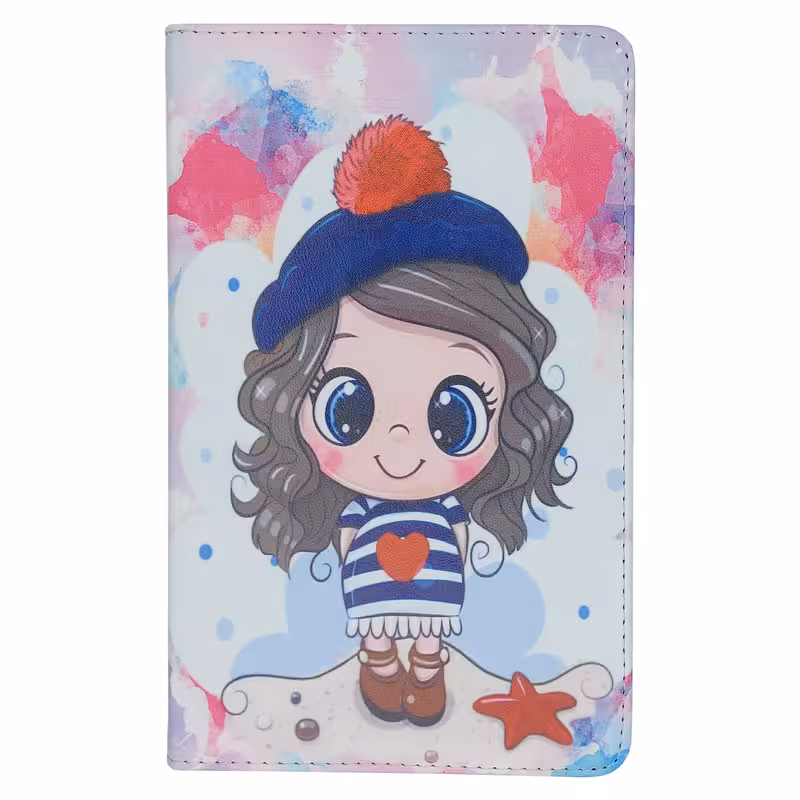 کیف کلاسوری مدل دختر زیبا مناسب برای تبلت سامسونگ Galaxy Tab A 8.0 2019 T290 / T295 | دیجی قاب دونی