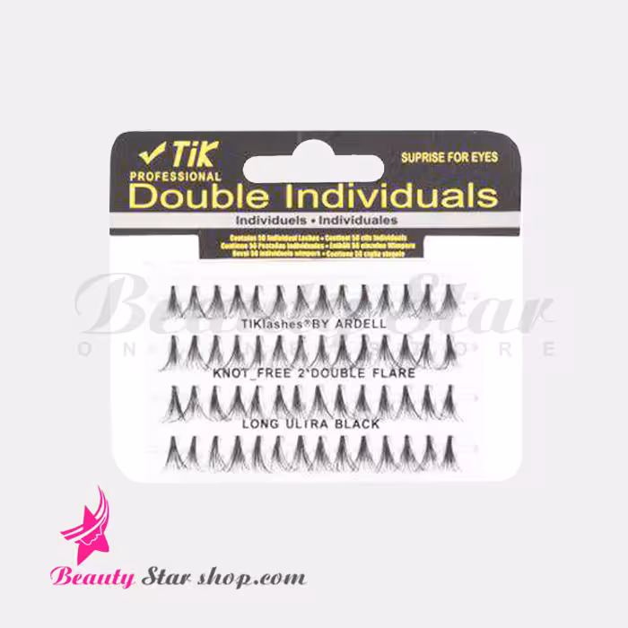 مژه بدون گره دبل الترا بلک تیک سایز لانگ