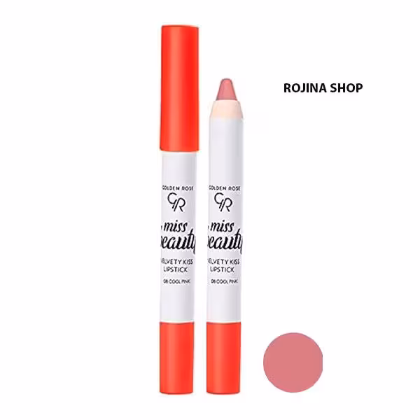 رژلب مدادی میس بیوتی شماره 08 گلدن رز