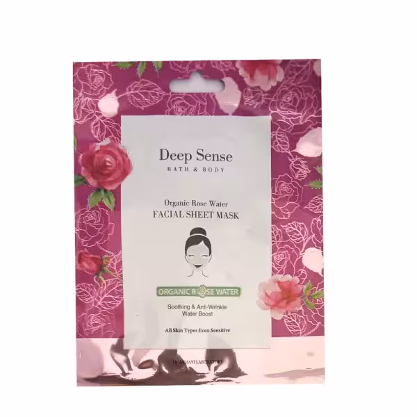 ماسک ورقه ای گلاب دیپ سنس