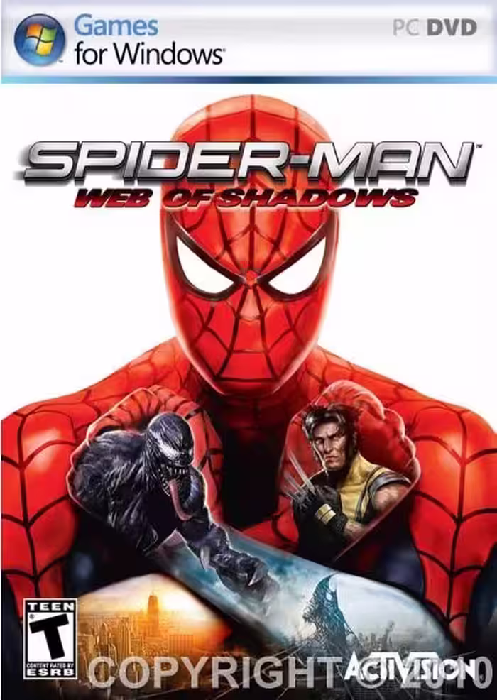 بازی کامپیوتر Spiderman Web of Shadow