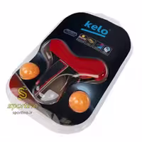 راکت پینگ پنگ دوتایی کلو با دو عدد توپ مدل kelo 5110