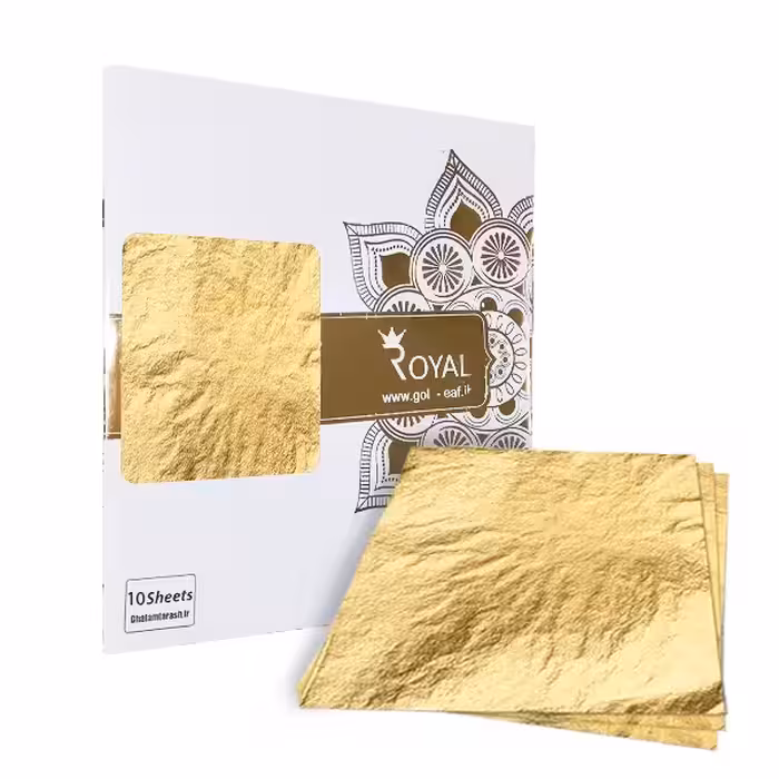 ورق طلا رویال بسته 10 عددی
