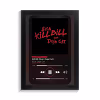 تابلو خواننده طرح موزیک پلیر Kill Bill دوجا کت کد PF-20318