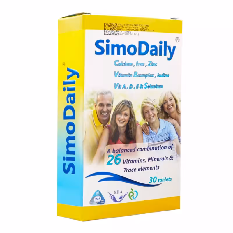 قرص سیمودیلی بلیستر 30 عددی سیمرغ