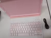 صفحه کلید با محافظ قابل حمل قابل حمل لوح قابل حمل با کیس قلم صفحه کلید BT سازگار با برگه S6 Lite 2022/P613/P619 صورتی - Ersale 15 OLی 20 RRUز کarah