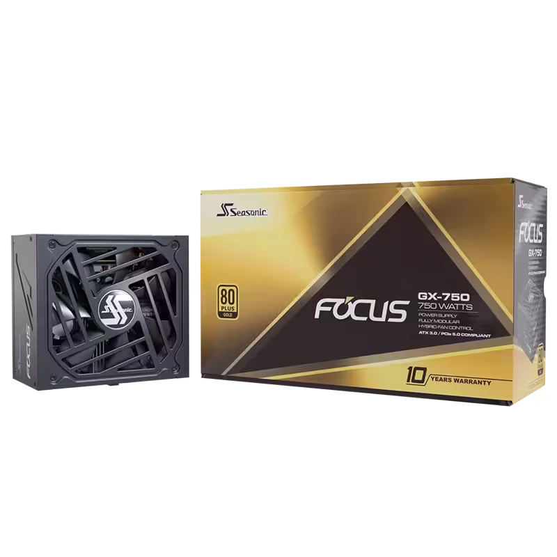 پاور کامپیوتر 750 وات سی سونیک مدل Seasonic FOCUS GX ATX 3.0 80  GOLD