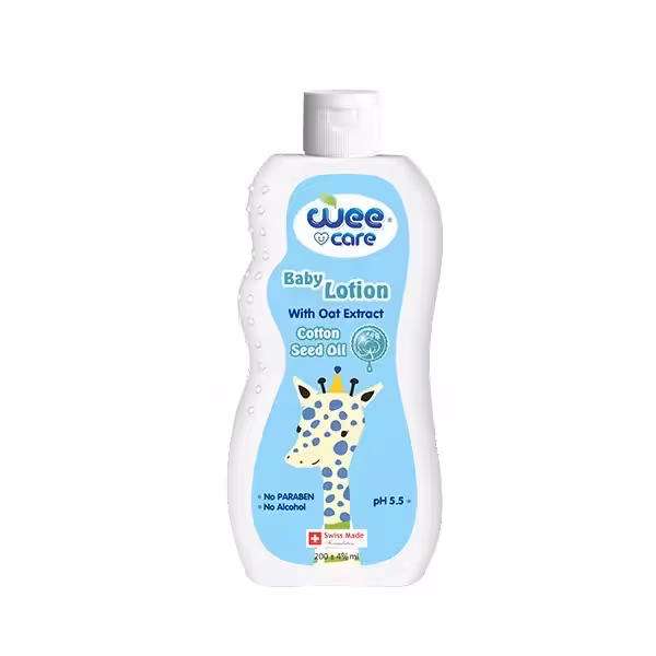 لوسیون کودک حاوی روغن پنبه‌دانه و عصاره جو وی‌ کر تاریخ انقضاء: 1404/11/13