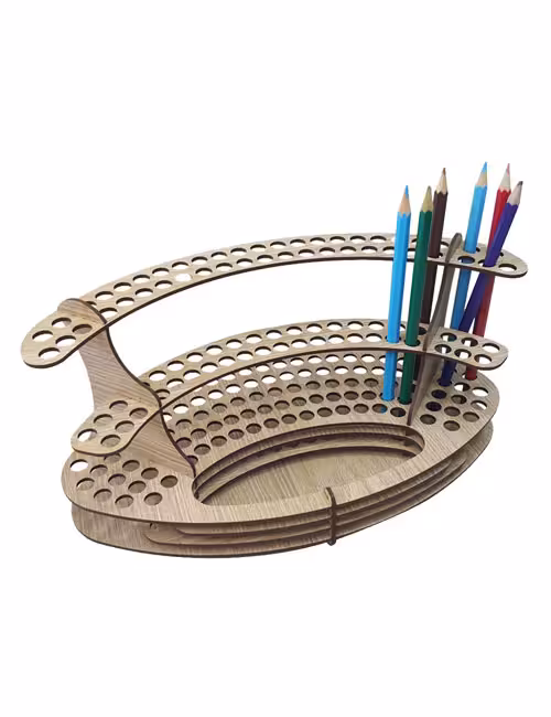 جامدادی رومیزی برای مداد رنگی