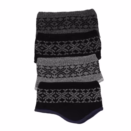 هدبند بافت مخمل داخل فوتر گوش دار طرح لوزی کوچک الوان