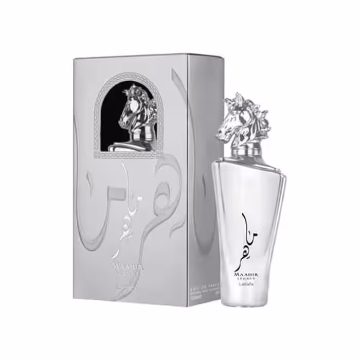 عطر ادکلن لطافه مدل ماهر لگاسی یا ماهر نقره ای حجم 100 میل
