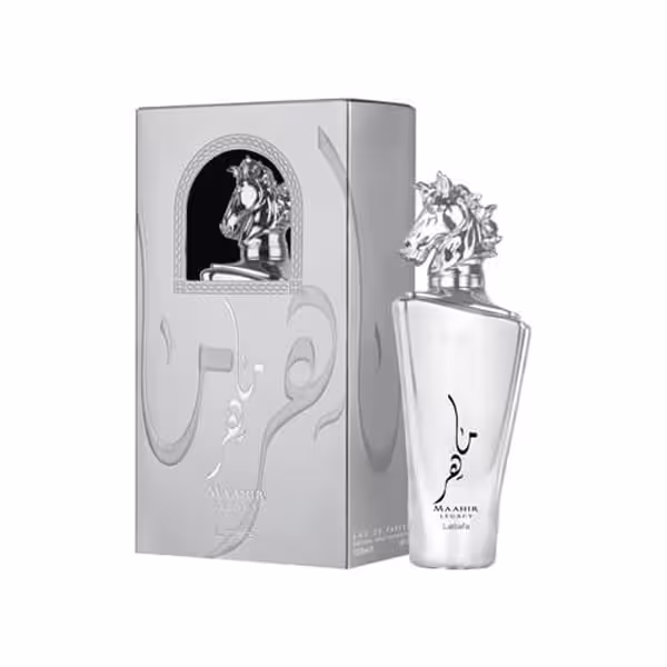 عطر ادکلن لطافه مدل ماهر لگاسی یا ماهر نقره ای حجم 100 میل