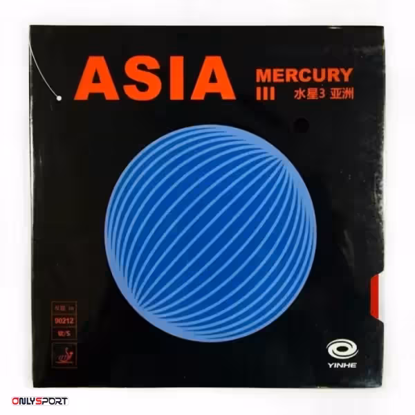 رویه راکت پینگ پنگ آسیا مرکوری 3 یینهه قرمز Yinhe Asia Mercury III