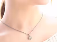 💍نیم ست جواهری  دونه برف مرواریدی با طراحی ژورنالی نقره عیار 925 (N_4055)