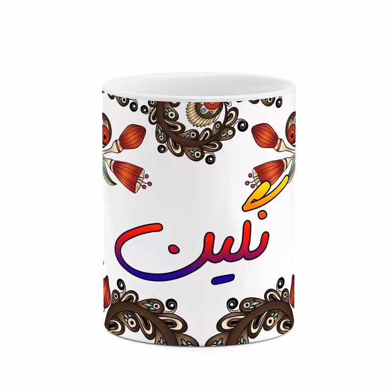 خرید ماگ-لیوان    اسم نگین  سنتی گل و بته کد mgh48059