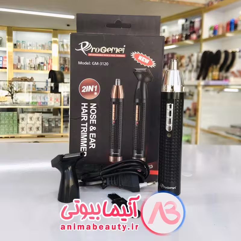 موزن دوکاره بینی و خط زن ریش آقایان Pro Gemei