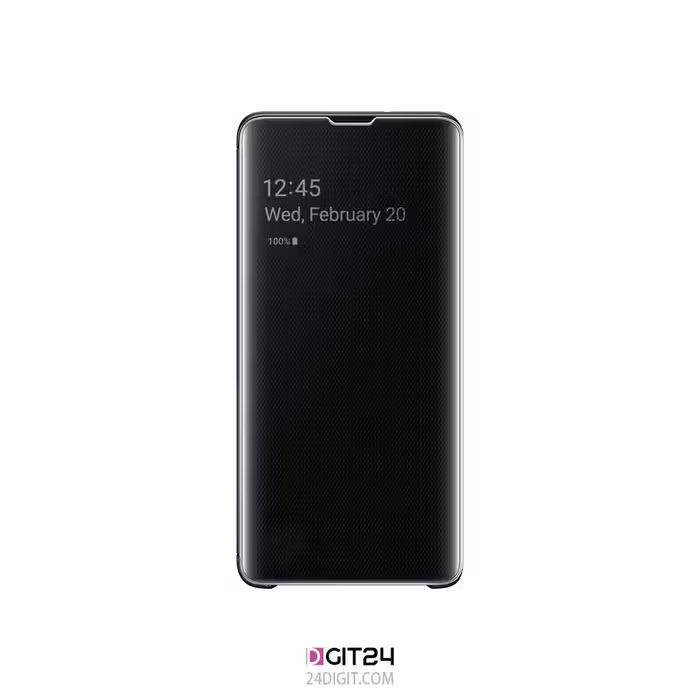 کیف کلاسوری اورجینال سامسونگ مدل Clear View مناسب برای گوشی موبایل سامسونگ Galaxy S10