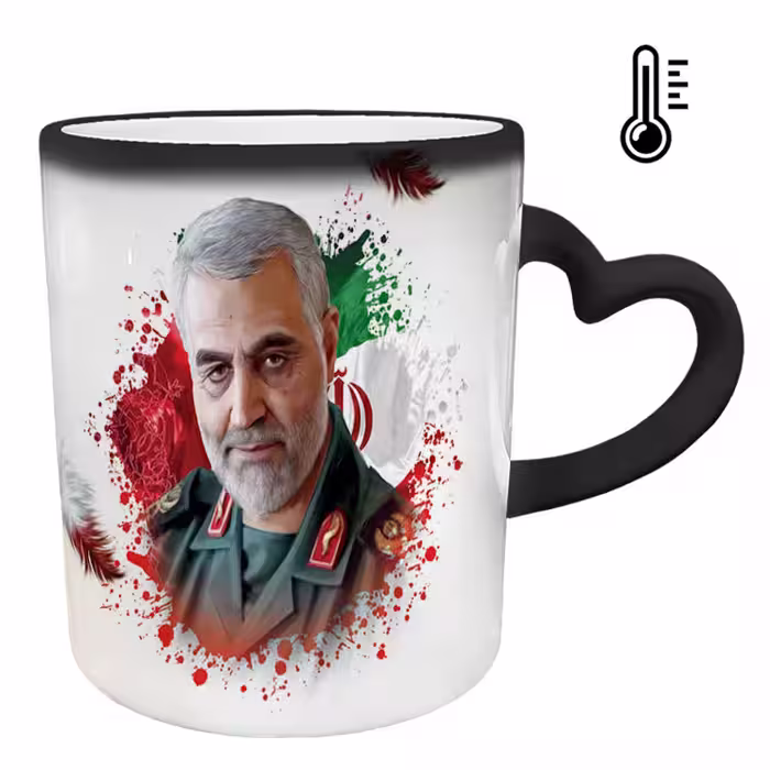 خرید ماگ-لیوان حرارتی  دسته ساده  سردار سلیمانی کد 4