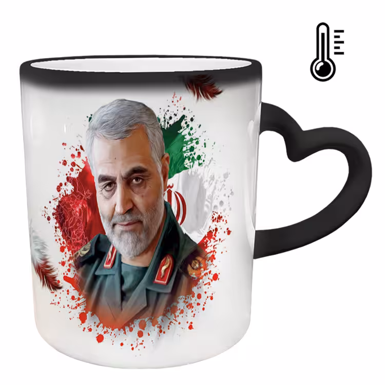 خرید ماگ-لیوان حرارتی  دسته ساده  سردار سلیمانی کد 4