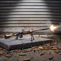 ماکت اسلحه تیربار M249 سایز بزرگ