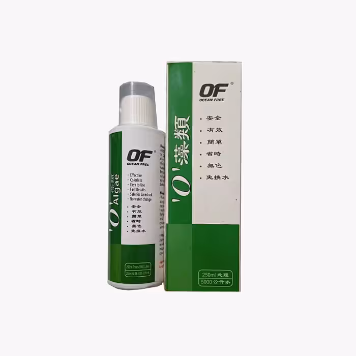 محلول آکواریوم اوشن فری (Ocean Free) ضد جلبک صفر آلجی  125میل و 250 میل