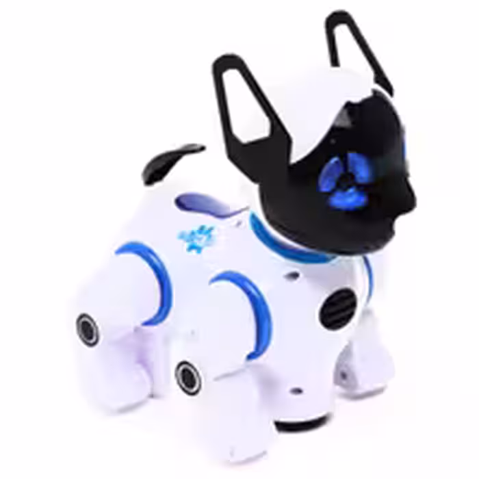 اسباب بازی سگ رباتی کنترلی و موزیکال باتری خور مدل 2629-T9B (سفید رنگ)