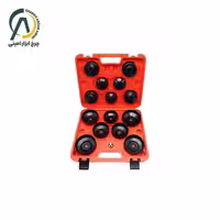 کیت 15 عددی آچار فیلتر روغن کاسه ای خودرویی الکا مدل A5053