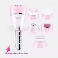 ست اپیلاتور (شیور صورت و بدن بانوان) 6 کاره وی جی آر مدل V-733