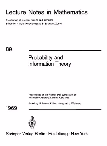 خرید و دانلود نسخه کامل کتاب Probability And Information Theory