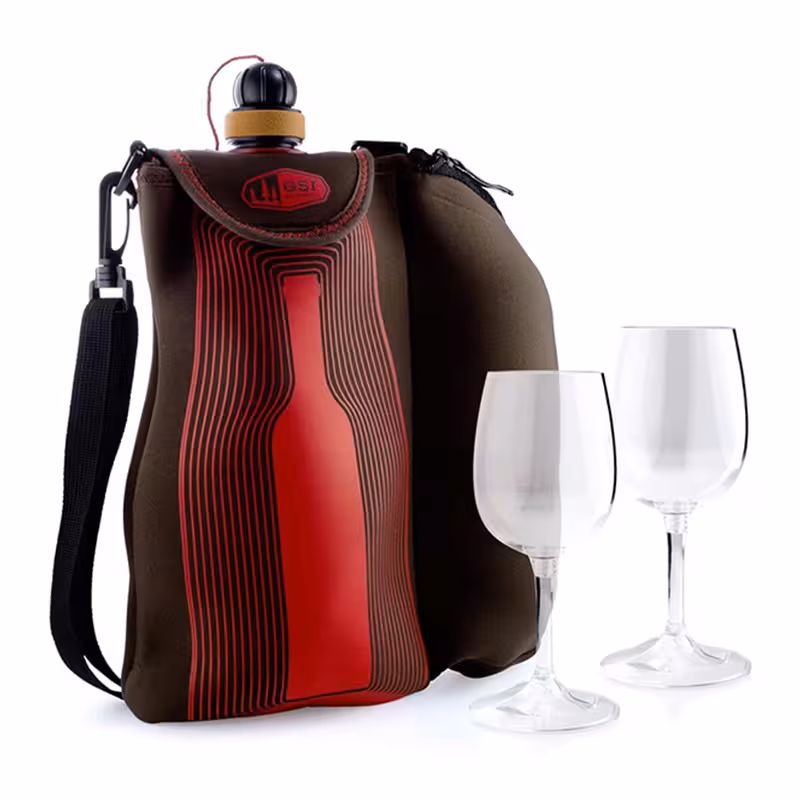 ست قمقمه و گیلاس مسافرتی جی اس ای مدل TERROIR