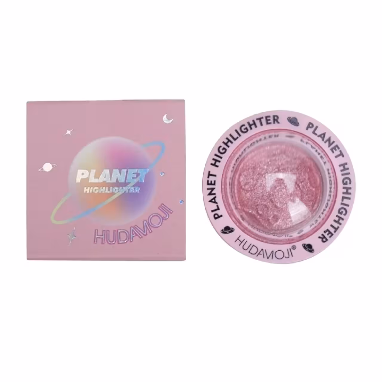 هایلایتر فضایی هدی موجی صورتی حجم 5 گرم