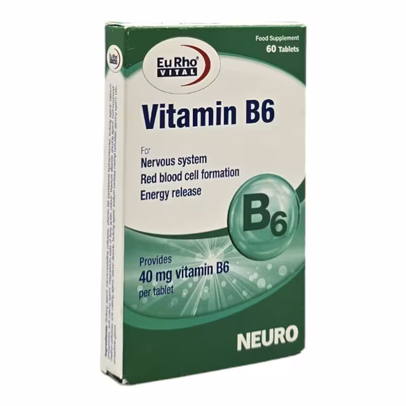 قرص ویتامین ب6 یوروویتال 60 عدد