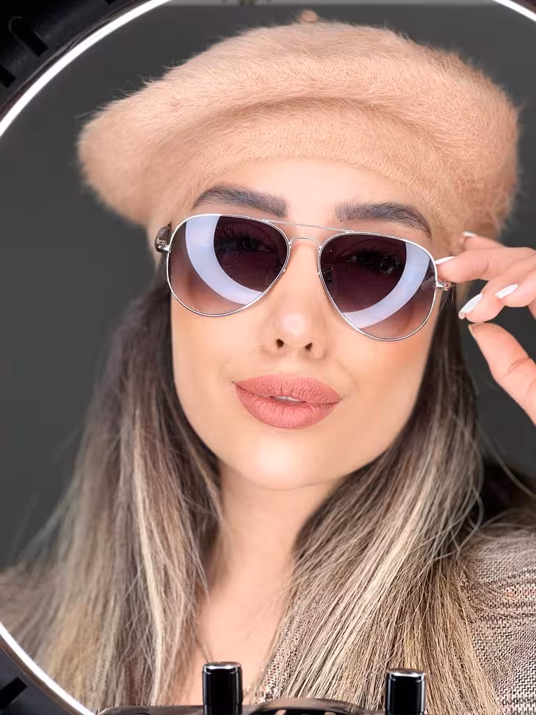 عینک آفتابی خلبانی ری بن زنانه رنگ مشکی