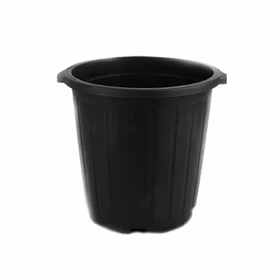 گلدان مشکی سطل 4