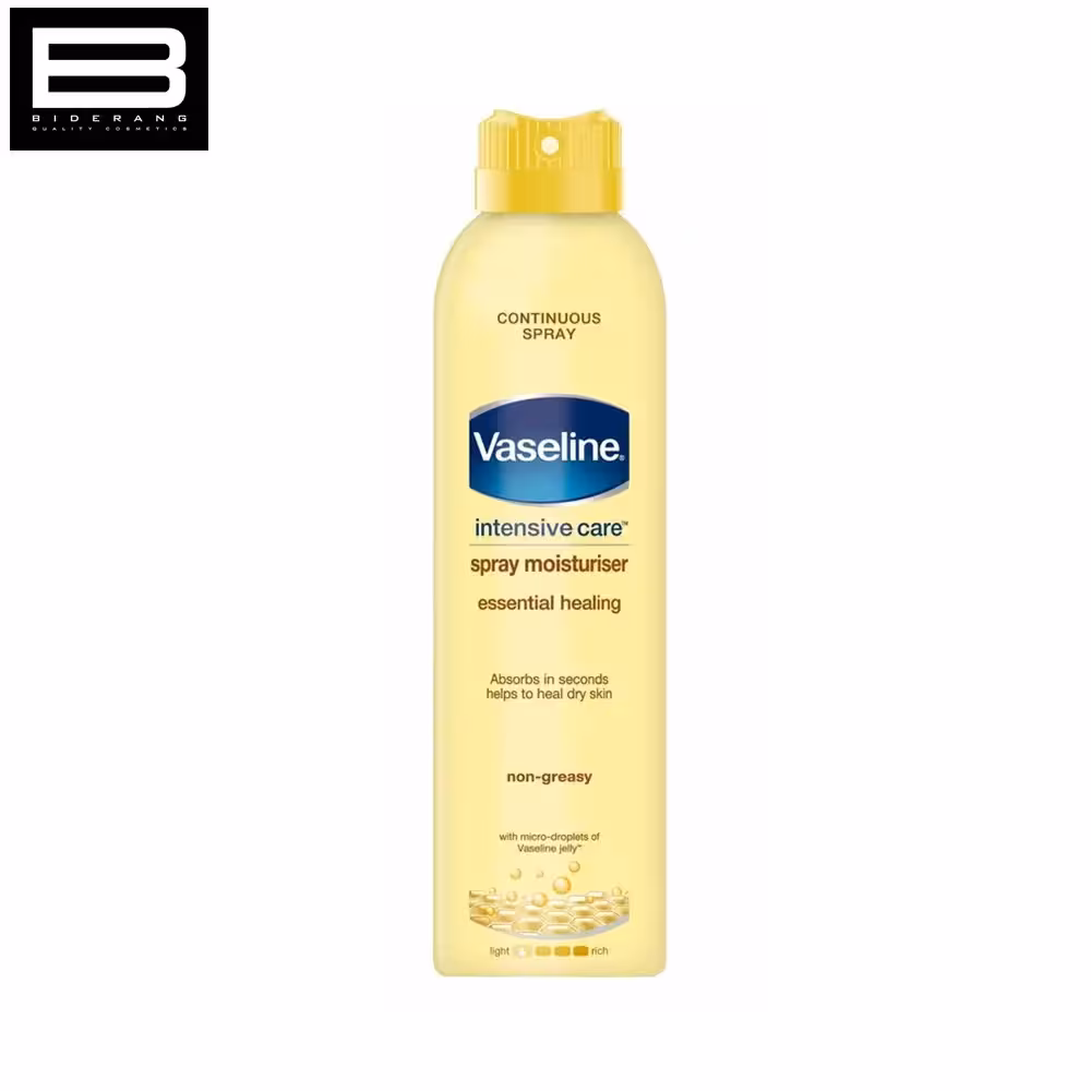 اسپری لوسیون بدن وازلین مدل اسنشیال حجم 190ml
