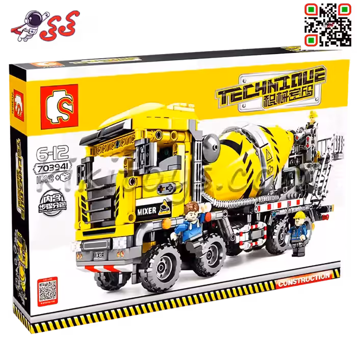 لگو کامیون میکسر تکنیک بزرگ شهرسازی برند اس وای SEMBO BLOCK 703941