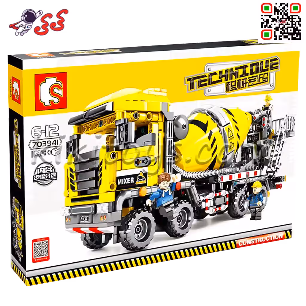 لگو کامیون میکسر تکنیک بزرگ شهرسازی برند اس وای SEMBO BLOCK 703941