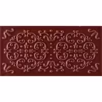 کاشی فخار رفسنجان مدل استنلی قرمز تیره 20*10