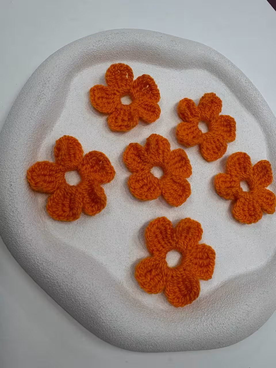 گل بافت دکمه(پگ 6 عددی)