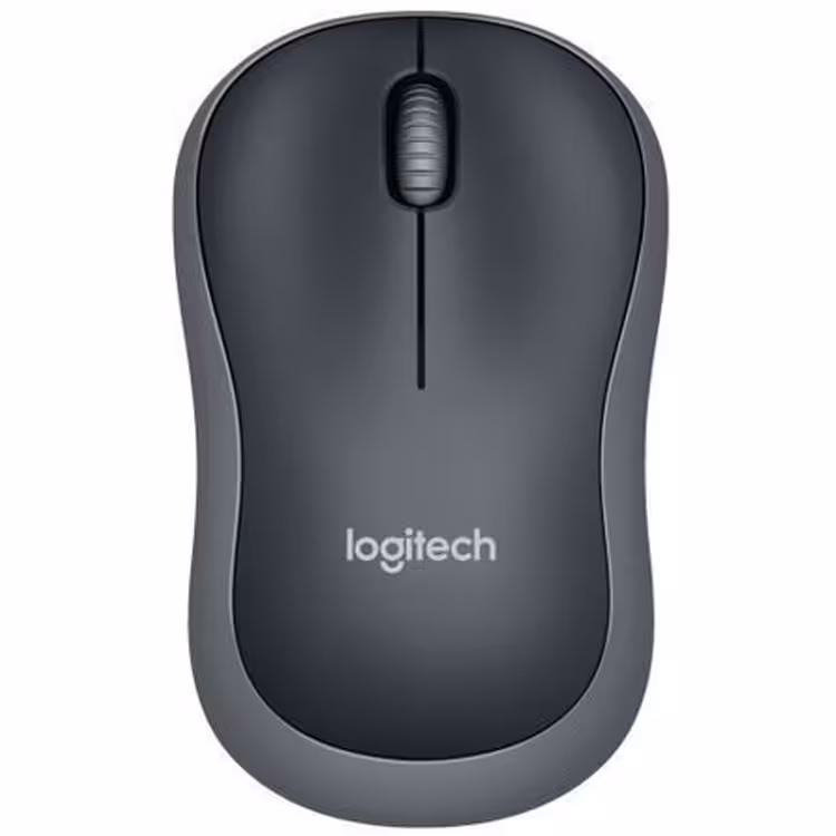 ماوس بی‌ سیم لاجیتک Logitech M186 Wireless Swift Gray