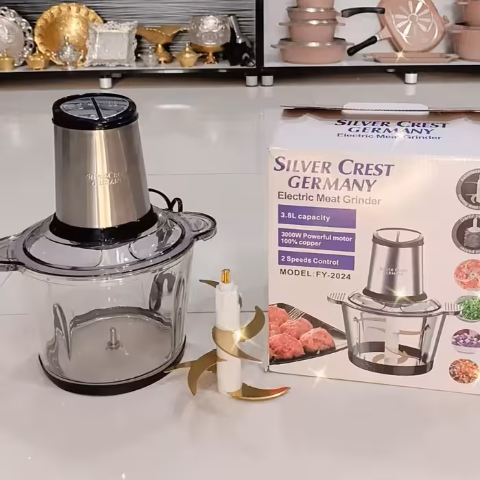 خردکن 6 تیغه سیلورکرست همزن آسیاب خردکن مخلوط کن سیر پوست کن غذاساز تیغه تیتانیوم 