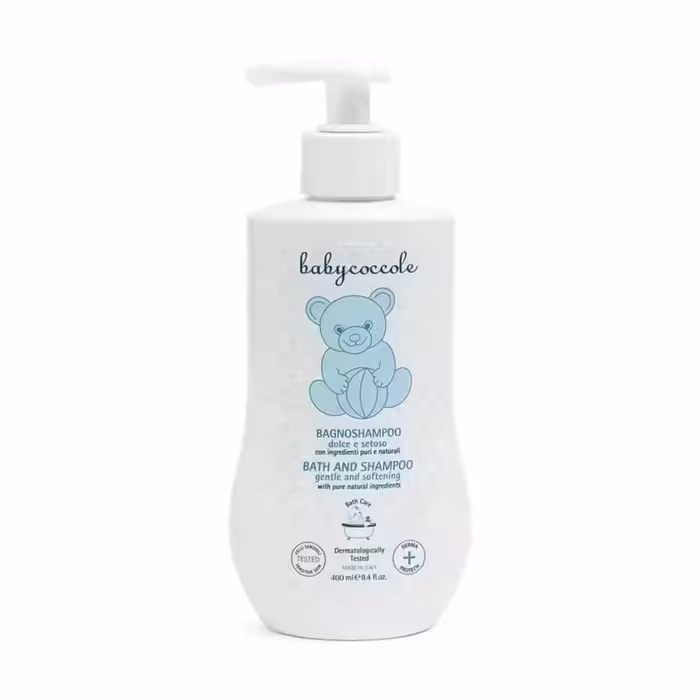 شامپو سر و بدن کودک babycoccole بی بی کوکول 400 میل