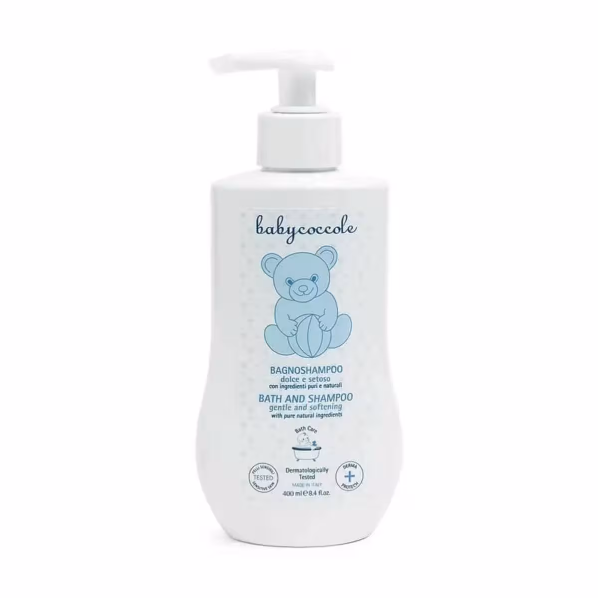 شامپو سر و بدن کودک babycoccole بی بی کوکول 400 میل