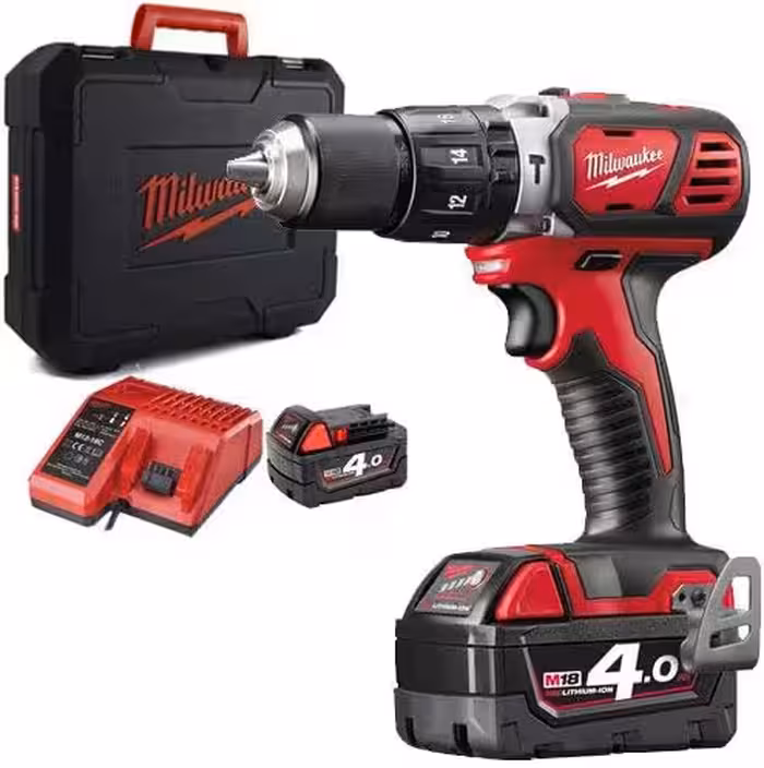 دریل چکشی ترکیبی M18BPD-0 با 2 باتری میلواکی