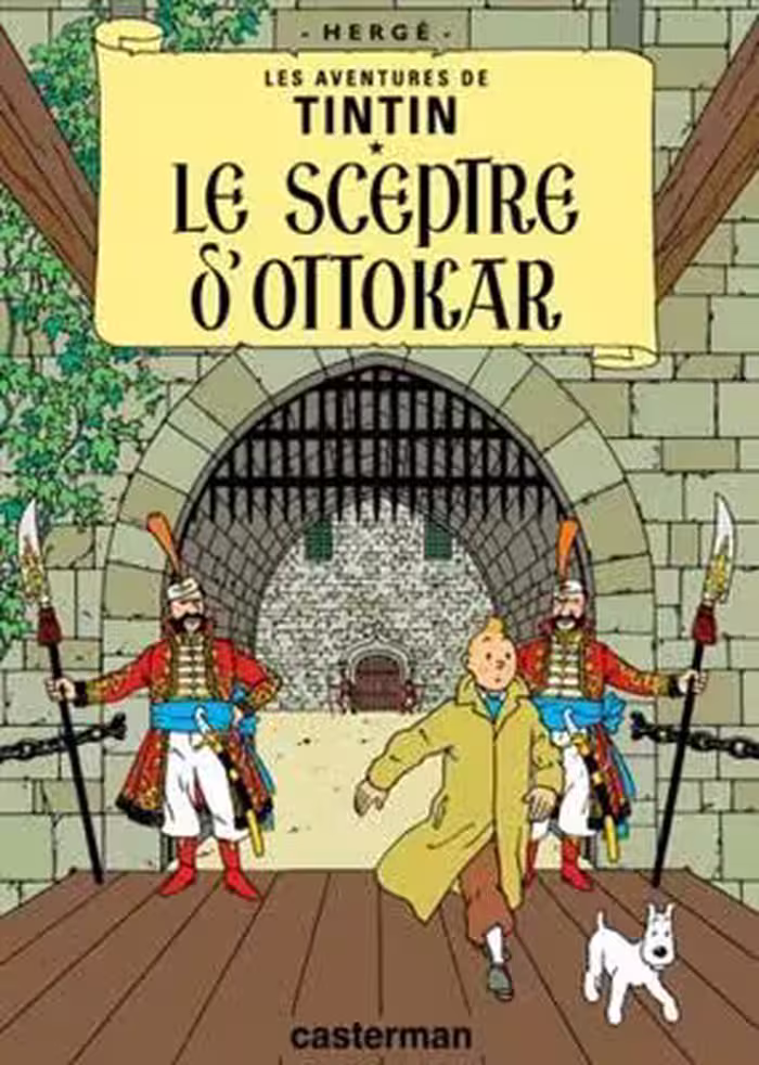 دانلود کتاب Tintin T8 - Le Sceptre d'Ottokar