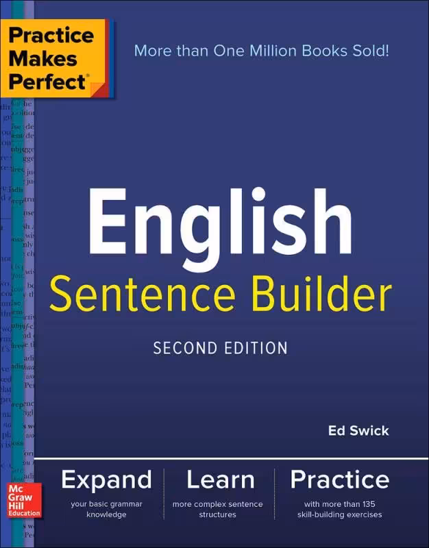 کتاب آموزش ساختن جملات انگلیسی Practice Makes Perfect English Sentence Builder