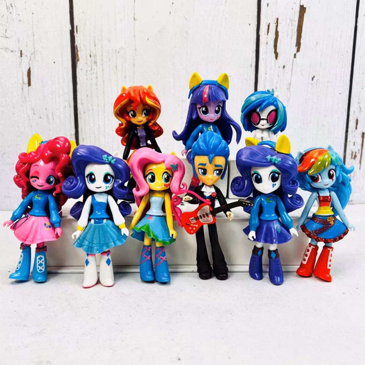 مجموعه فیگور پونی مدل Equestria Girls بسته 9 عددی کد 1444