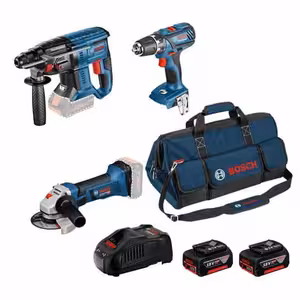 ست ابزار شارژی بوش مدل gbh gsr gws kit gbh gsr gws kit boschغیر اصل