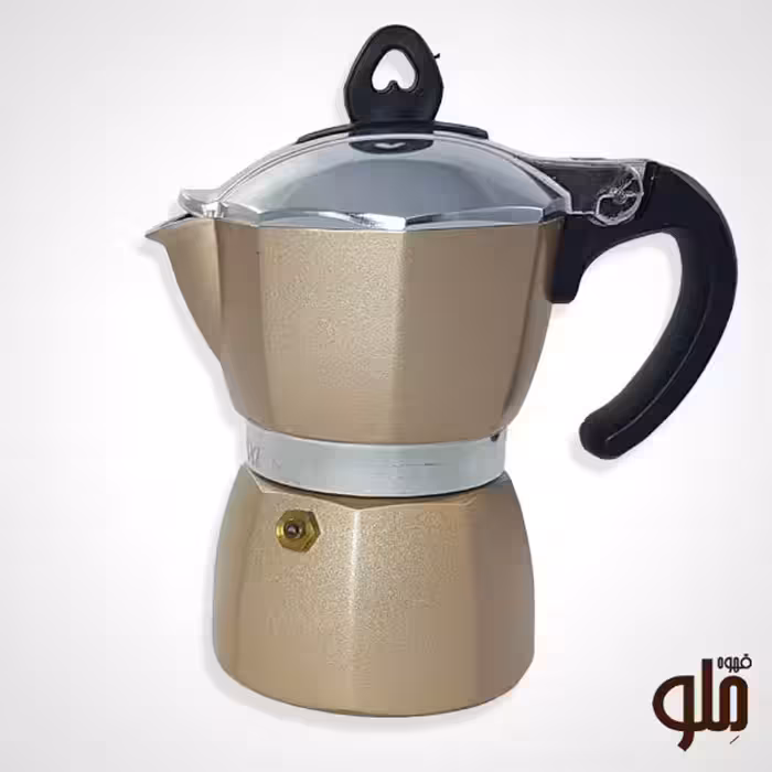 اسپرسو ساز جنوا مدل طرح ایتالیا طلایی 3 کاپ