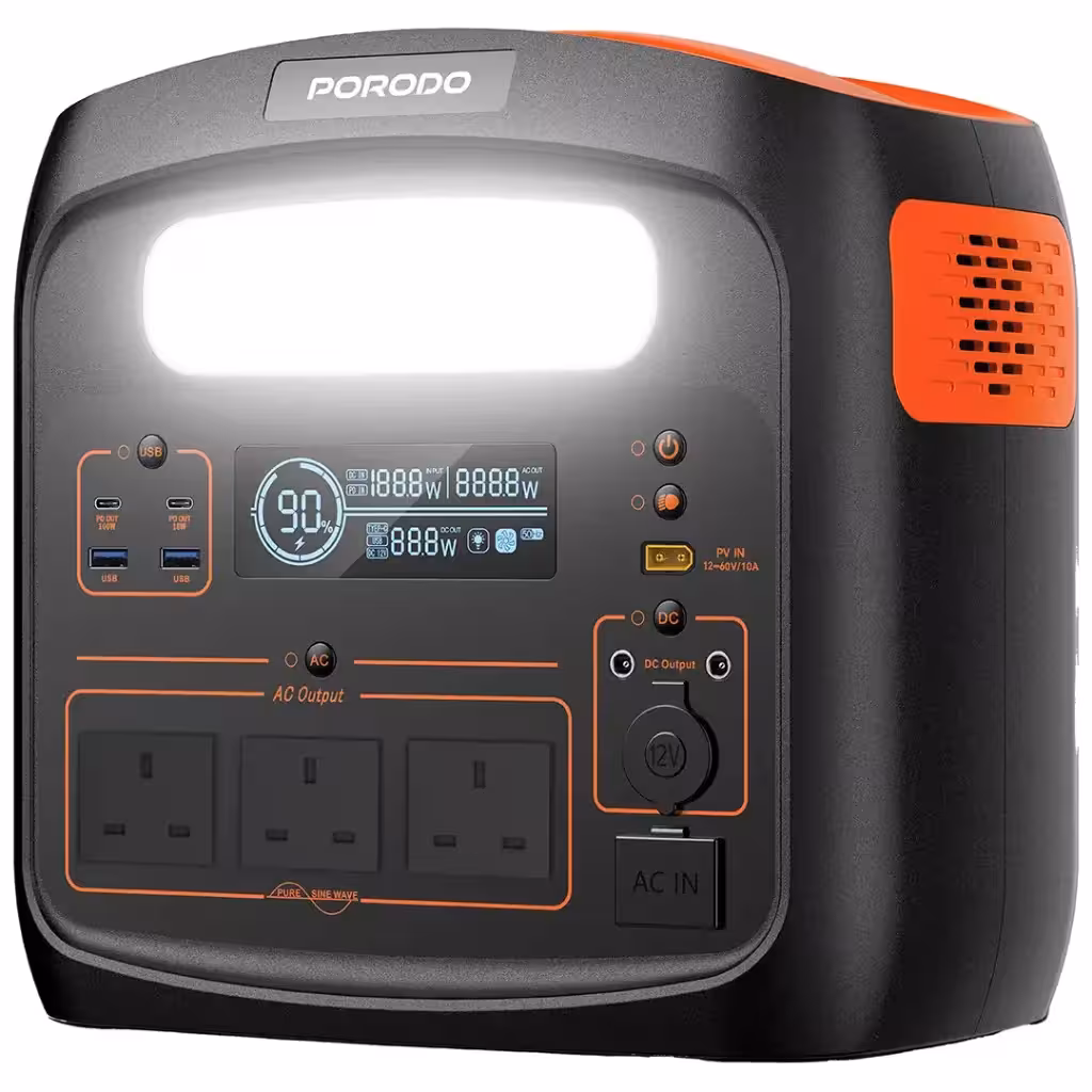 پاور استیشن پرودو Porodo 1500W Forcebase Portable Power Station